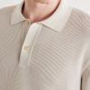 Ribbed Cotton Polo-Shirt - CU