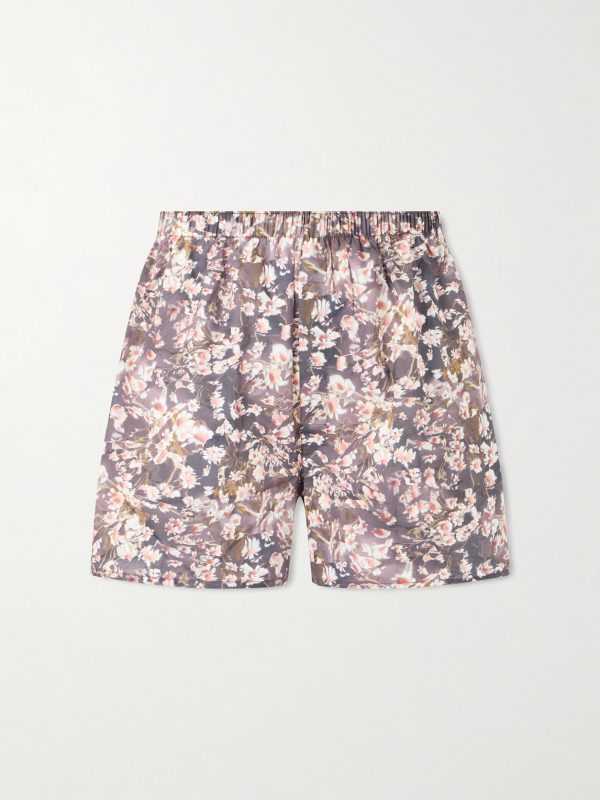 Printed Cotton Boxer Shorts - OU
