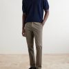 Straight-Leg Garment-Dyed Cotton-Blend Twill Chinos - OU Straight-Leg Garment-Dyed Cotton-Blend Twill Chinos - OU