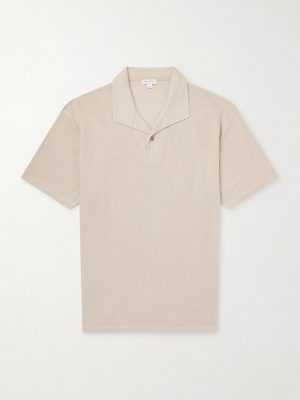 Linen-Piqué Polo Shirt Linen-Piqué Polo Shirt