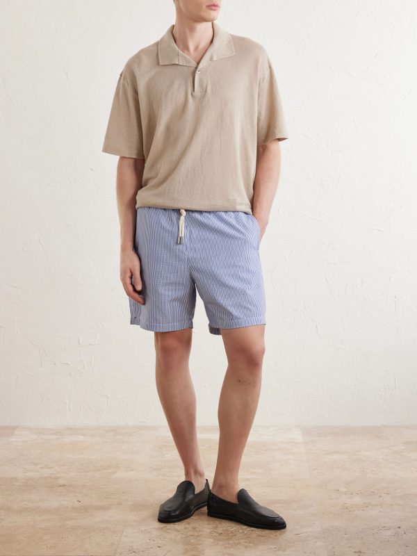 Linen-Piqué Polo Shirt - OU Linen-Piqué Polo Shirt - OU