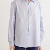 Camp-Collar Cotton and Linen-Blend Shirt - FR