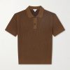 Ribbed Cotton Polo-Shirt Ribbed Cotton Polo-Shirt
