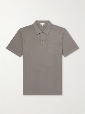 Riviera Cotton-Mesh Polo Shirt Riviera Cotton-Mesh Polo Shirt