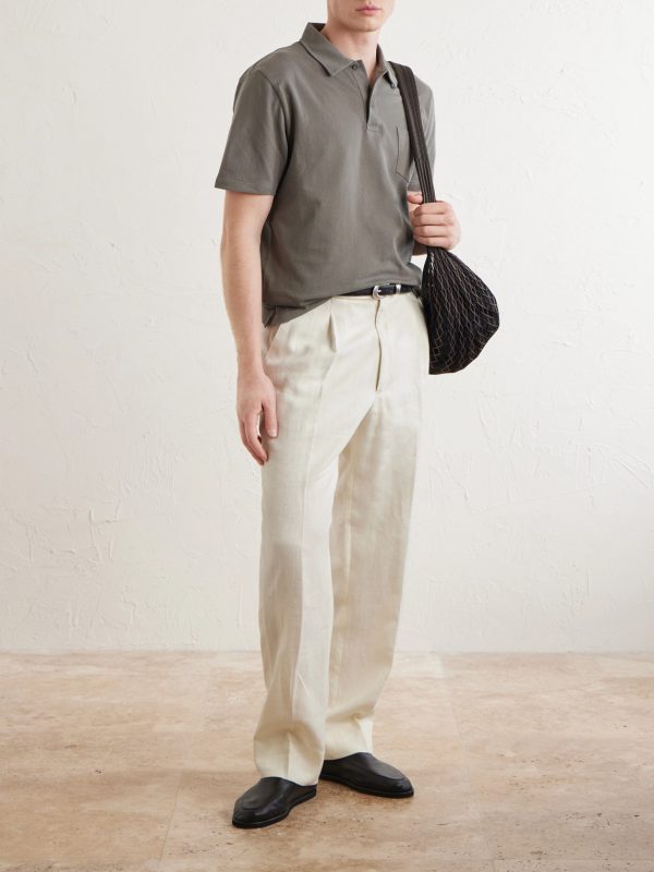 Riviera Cotton-Mesh Polo Shirt - OU Riviera Cotton-Mesh Polo Shirt - OU