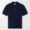 Honeycomb-Knit Linen and Silk-Blend Polo Shirt Honeycomb-Knit Linen and Silk-Blend Polo Shirt