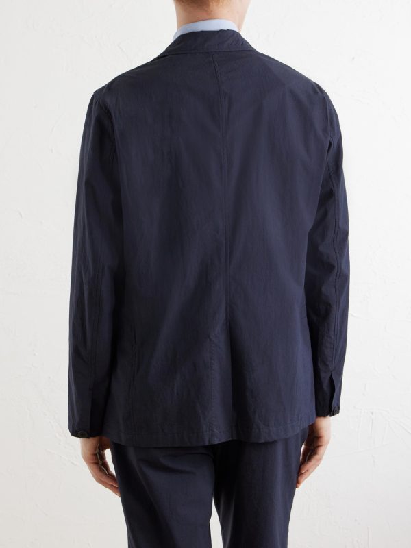 Cotton-Poplin Suit Jacket - BK