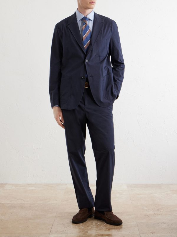 Cotton-Poplin Suit Jacket - OU