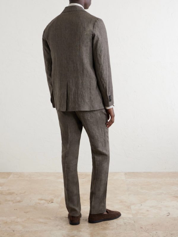 Linen Suit Jacket - BK Linen Suit Jacket - BK
