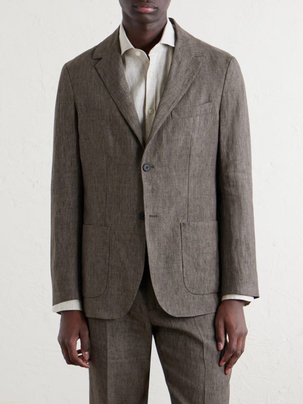 Linen Suit Jacket - FR Linen Suit Jacket - FR