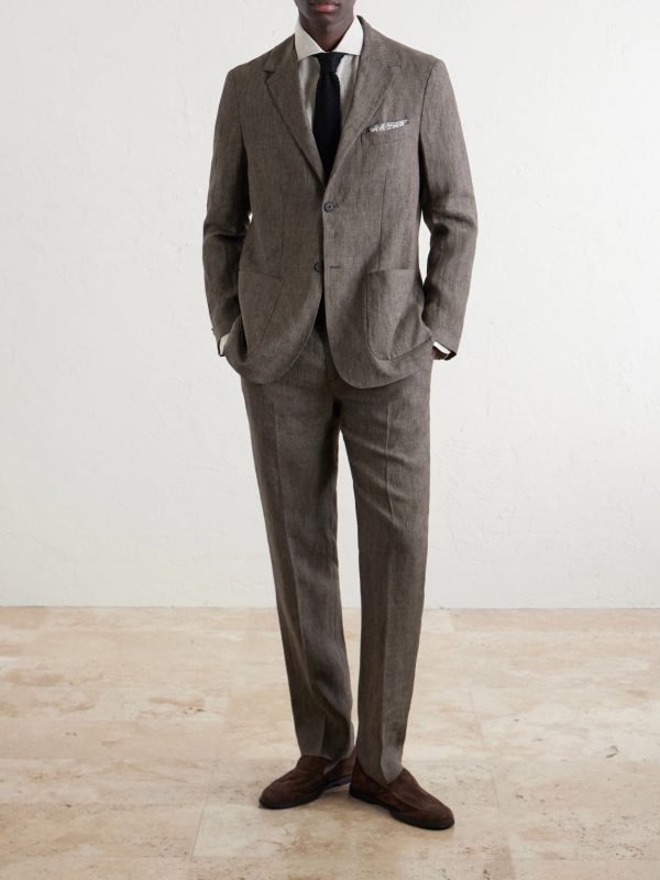 Linen Suit Jacket - OU Linen Suit Jacket - OU