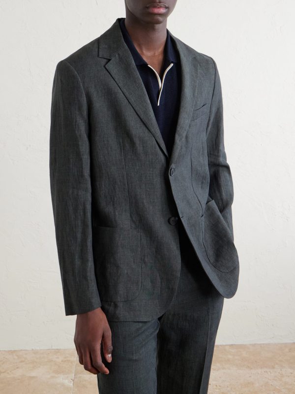 Linen Suit Jacket - FR Linen Suit Jacket - FR
