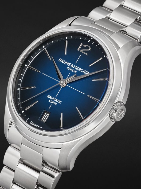 Clifton Automatic 39mm Stainless Steel Watch, Ref. No. 10792 - FR