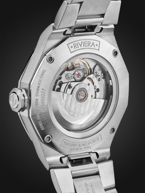 Riviera Automatic 42mm Stainless Steel Watch, Ref. No. M0A10620 - BK Riviera Automatic 42mm Stainless Steel Watch, Ref. No. M0A10620 - BK
