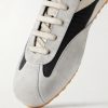 Suede-Trimmed Shell Sneakers - CU
