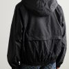 Logo-Jacquard Shell Hooded Jacket - BK Logo-Jacquard Shell Hooded Jacket - BK