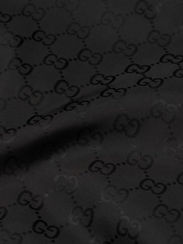 Logo-Jacquard Shell Hooded Jacket - E1 Logo-Jacquard Shell Hooded Jacket - E1