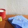 Set of Three Logo-Appliquéd Striped Organic Cotton Towels - OU Set of Three Logo-Appliquéd Striped Organic Cotton Towels - OU