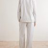 Striped Cotton-Poplin Pyjama Set - BK Striped Cotton-Poplin Pyjama Set - BK