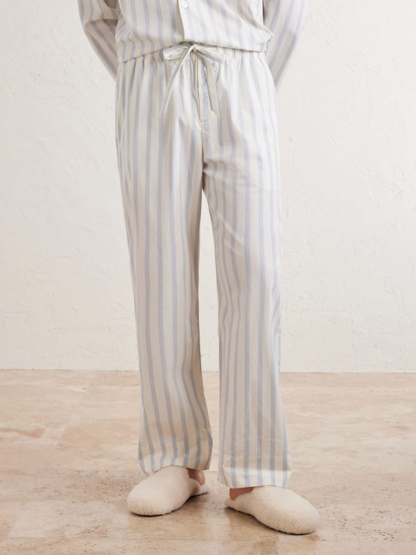 Striped Cotton-Poplin Pyjama Set - FR Striped Cotton-Poplin Pyjama Set - FR