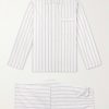 Striped Cotton-Poplin Pyjama Set Striped Cotton-Poplin Pyjama Set