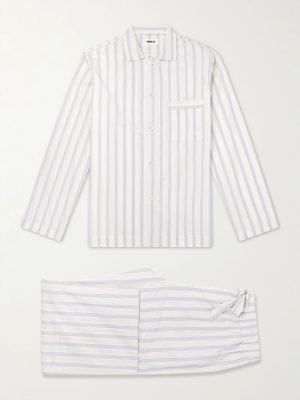 Striped Cotton-Poplin Pyjama Set Striped Cotton-Poplin Pyjama Set