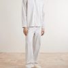 Striped Cotton-Poplin Pyjama Set - OU Striped Cotton-Poplin Pyjama Set - OU