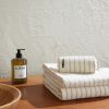 Set of Three Logo-Appliquéd Striped Organic Cotton Towels - OU
