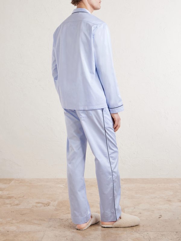Bellhop Cotton-Satin Pyjama Set - BK Bellhop Cotton-Satin Pyjama Set - BK