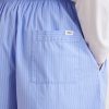 Straight-Leg Striped Organic Cotton-Poplin Shorts - CU