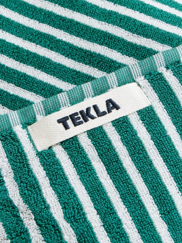Set of Three Logo-Appliquéd Striped Organic Cotton Towels - CU