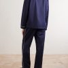 Chelsea Cotton-Satin Pyjama Set - BK Chelsea Cotton-Satin Pyjama Set - BK