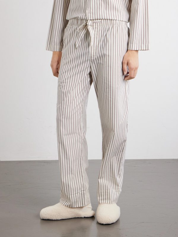 Striped Cotton-Poplin Pyjama Set - FR Striped Cotton-Poplin Pyjama Set - FR
