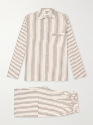 Striped Cotton-Poplin Pyjama Set Striped Cotton-Poplin Pyjama Set