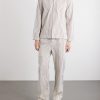 Striped Cotton-Poplin Pyjama Set - OU Striped Cotton-Poplin Pyjama Set - OU