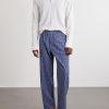 Straight-Leg Checked Organic Cotton-Poplin Pyjama Trousers - OU Straight-Leg Checked Organic Cotton-Poplin Pyjama Trousers - OU