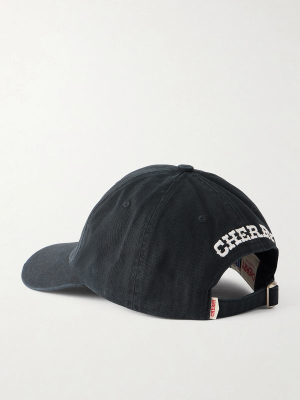 Mini Flag Embroidered Cotton-Twill Baseball Cap - BK Mini Flag Embroidered Cotton-Twill Baseball Cap - BK