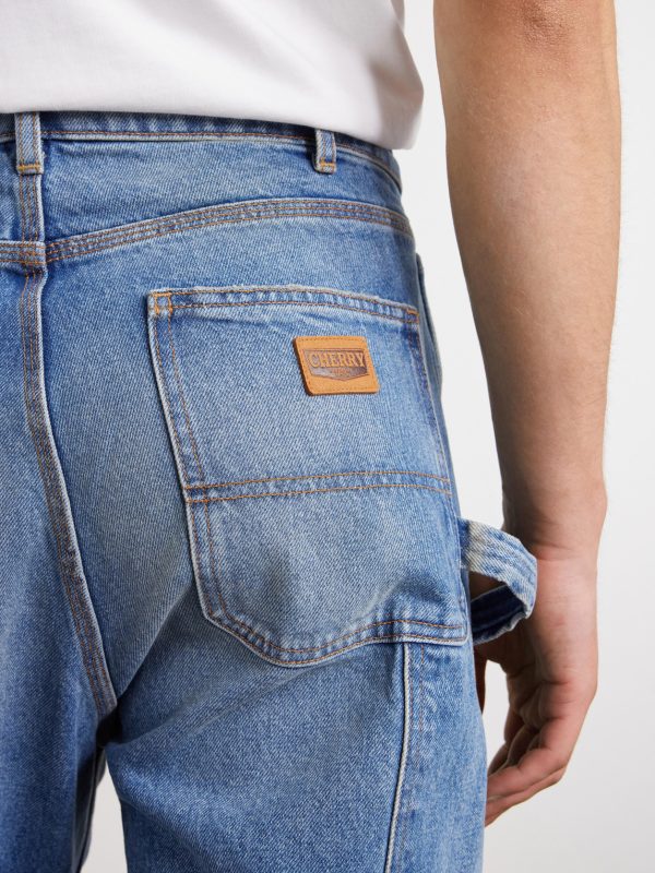 Distressed Straight-Leg Jeans - E1 Distressed Straight-Leg Jeans - E1