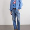 Distressed Straight-Leg Jeans - OU Distressed Straight-Leg Jeans - OU