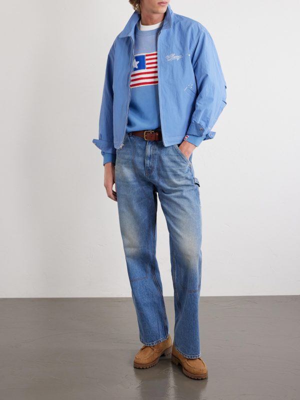 Distressed Straight-Leg Jeans - OU Distressed Straight-Leg Jeans - OU