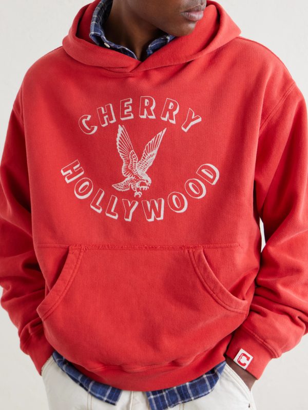 Logo-Print Cotton-Jersey Hoodie - CU Logo-Print Cotton-Jersey Hoodie - CU