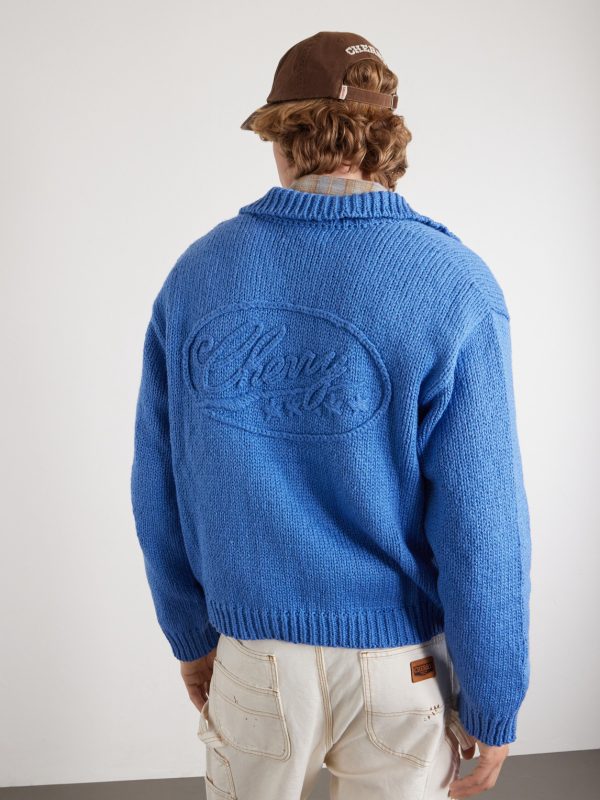 Logo-Embroidered Cotton Zip-Up Cardigan - BK
