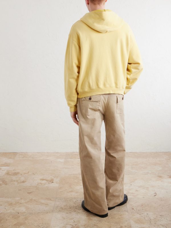 Logo-Embroidered Paint-Splattered Cotton-Jersey Hoodie - BK
