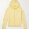 Logo-Embroidered Paint-Splattered Cotton-Jersey Hoodie