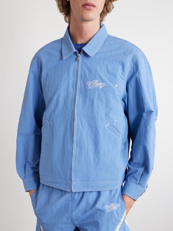 Logo-Embroidered Paint-Splattered Shell Jacket - FR Logo-Embroidered Paint-Splattered Shell Jacket - FR
