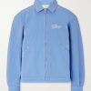 Logo-Embroidered Paint-Splattered Shell Jacket Logo-Embroidered Paint-Splattered Shell Jacket
