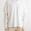 Waffle-Trim Cotton-Jersey Sweater - FR Waffle-Trim Cotton-Jersey Sweater - FR