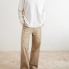 Waffle-Trim Cotton-Jersey Sweater - OU Waffle-Trim Cotton-Jersey Sweater - OU