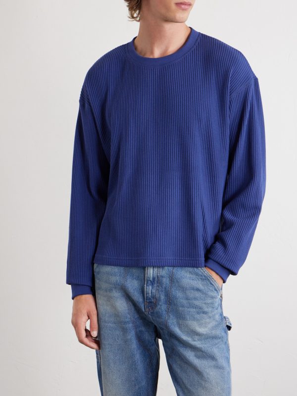 Logo-Print Cotton Waffle-Jersey T-Shirt - FR