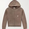 Logo-Embroidered Paint-Splattered Cotton-Jersey Hoodie Logo-Embroidered Paint-Splattered Cotton-Jersey Hoodie
